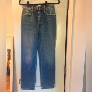Redone 70s Stove Pipe Jeans size 27 100% Cotton